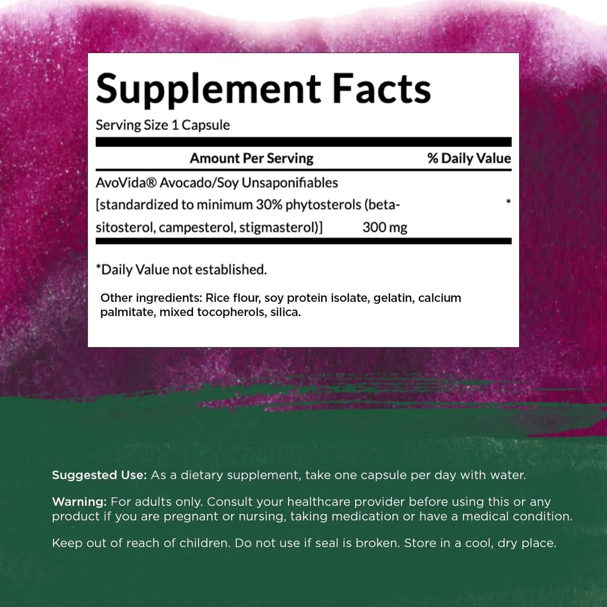 SWANSON - Swanson Avocado Soy AvoVida 300Mg. 60 Capsulas - The Red Vitamin MX - Suplementos Alimenticios - {{ shop.shopifyCountryName }}