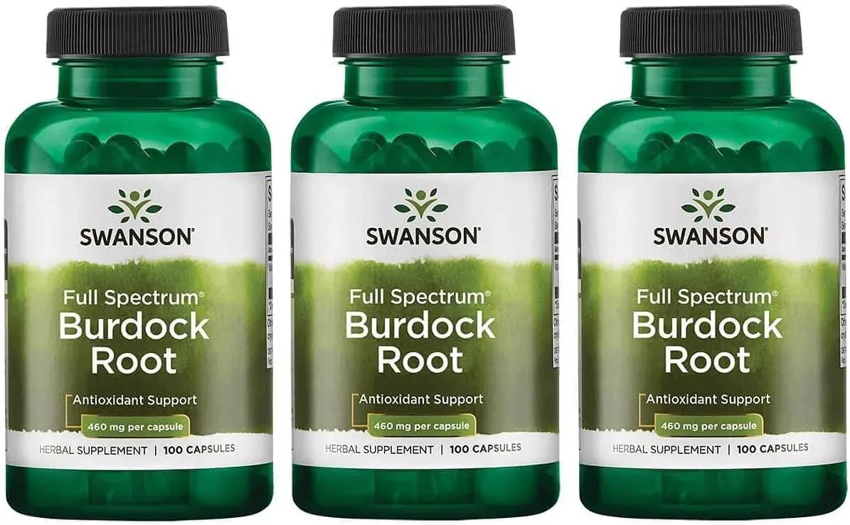 SWANSON - Swanson Burdock Root 460Mg. 100 Capsulas 3 Pack - The Red Vitamin MX - Suplementos Alimenticios - {{ shop.shopifyCountryName }}