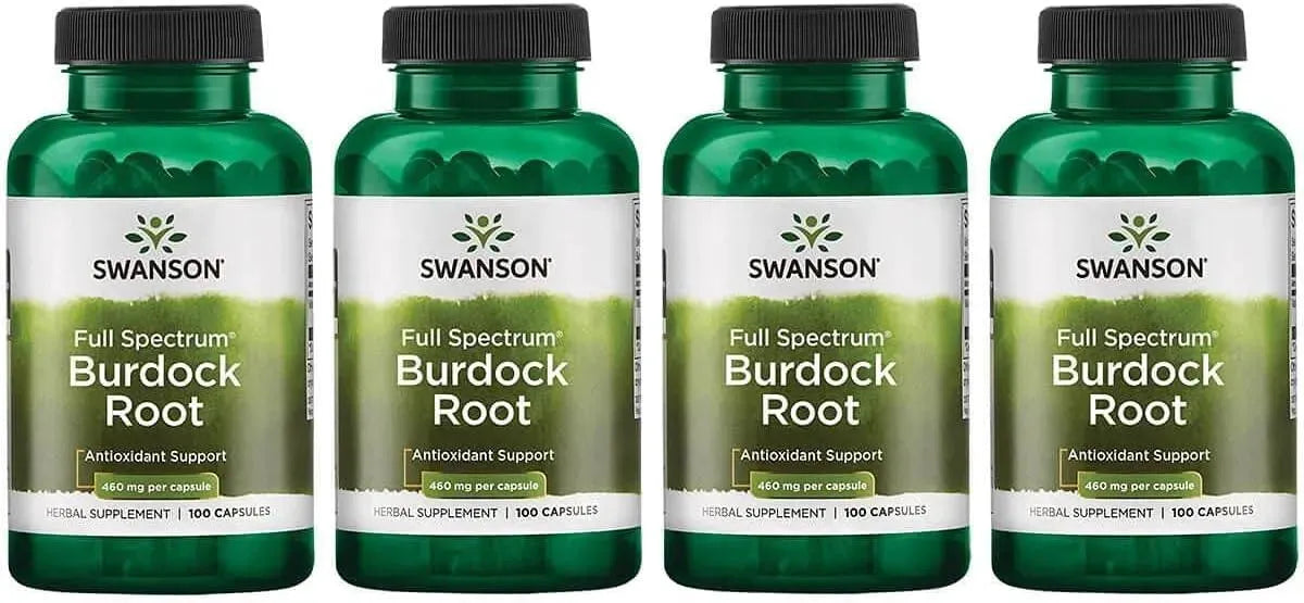 SWANSON - Swanson Burdock Root 460Mg. 100 Capsulas 4 Pack - The Red Vitamin MX - Suplementos Alimenticios - {{ shop.shopifyCountryName }}
