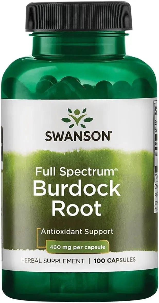 SWANSON - Swanson Burdock Root 460Mg. 100 Capsulas - The Red Vitamin MX - Suplementos Alimenticios - {{ shop.shopifyCountryName }}