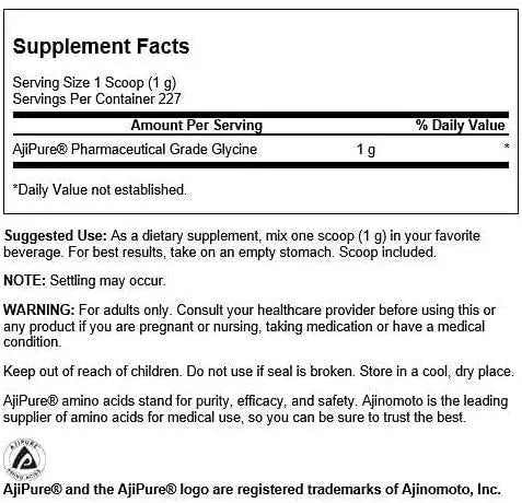 SWANSON - Swanson Glycine Powder 227Gr. - The Red Vitamin MX - Suplementos Alimenticios - {{ shop.shopifyCountryName }}