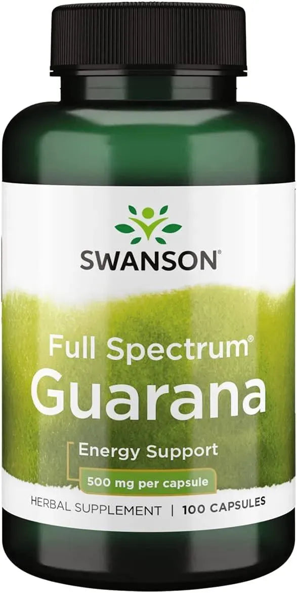 SWANSON - Swanson Guarana 500Mg. 100 Capsulas - The Red Vitamin MX - Suplementos Alimenticios - {{ shop.shopifyCountryName }}