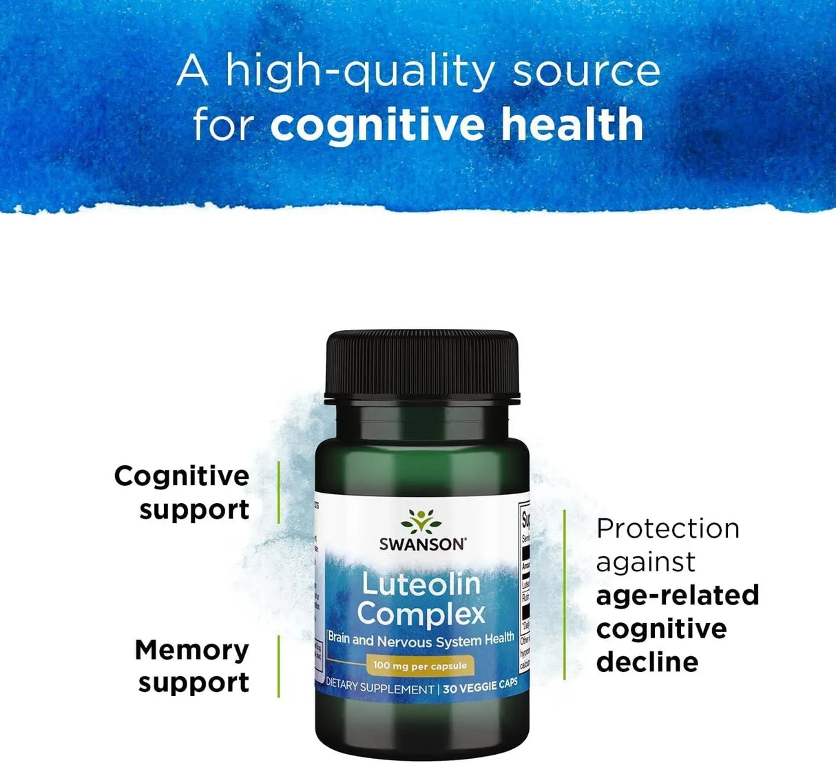 SWANSON - Swanson Luteolin Complex w/Rutin 30 Capsulas - The Red Vitamin MX - Suplementos Alimenticios - {{ shop.shopifyCountryName }}