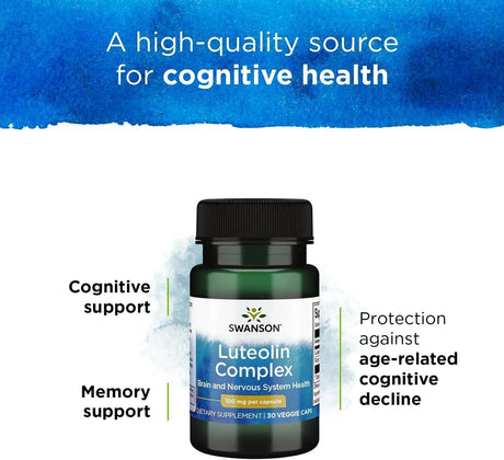 SWANSON - Swanson Luteolin Complex w/Rutin 30 Capsulas - The Red Vitamin MX - Suplementos Alimenticios - {{ shop.shopifyCountryName }}