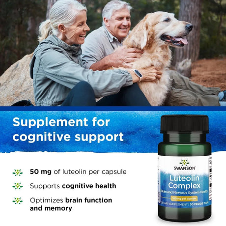 SWANSON - Swanson Luteolin Complex w/Rutin 30 Capsulas - The Red Vitamin MX - Suplementos Alimenticios - {{ shop.shopifyCountryName }}