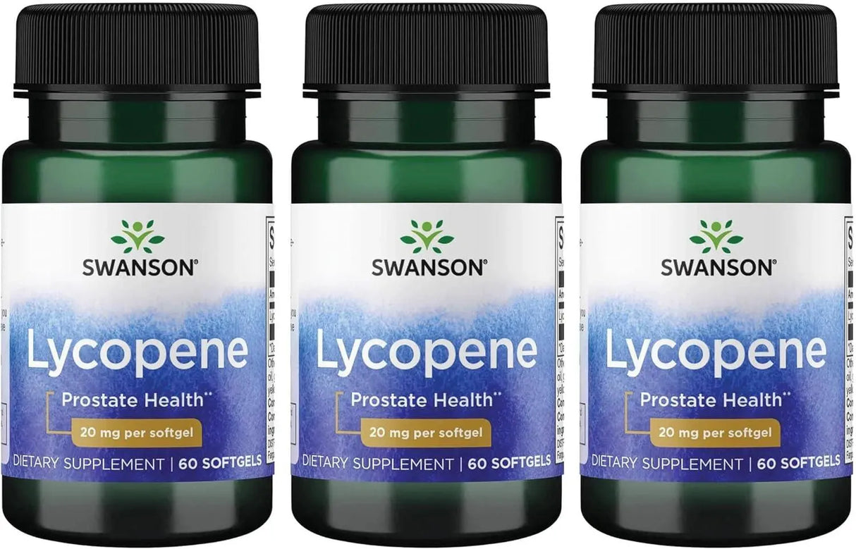 SWANSON - Swanson Lycopene 20Mg. 60 Capsulas Blandas 3 Pack - The Red Vitamin MX - Suplementos Alimenticios - {{ shop.shopifyCountryName }}