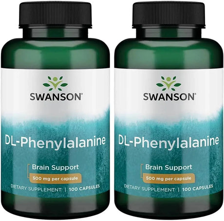 SWANSON - Swanson Premium Amino Acid Dl-Phenylalanine 500Mg. 100 Capsulas - The Red Vitamin MX - Suplementos Alimenticios - {{ shop.shopifyCountryName }}
