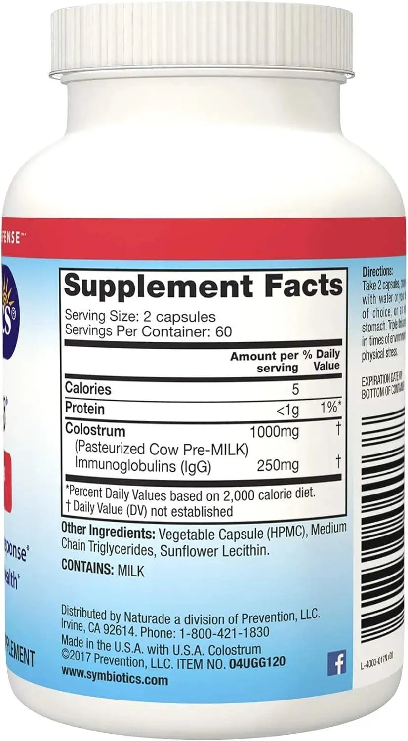 SYMBIOTICS - Symbiotics Colostrum 120 Capsulas - The Red Vitamin MX - Suplementos Alimenticios - {{ shop.shopifyCountryName }}