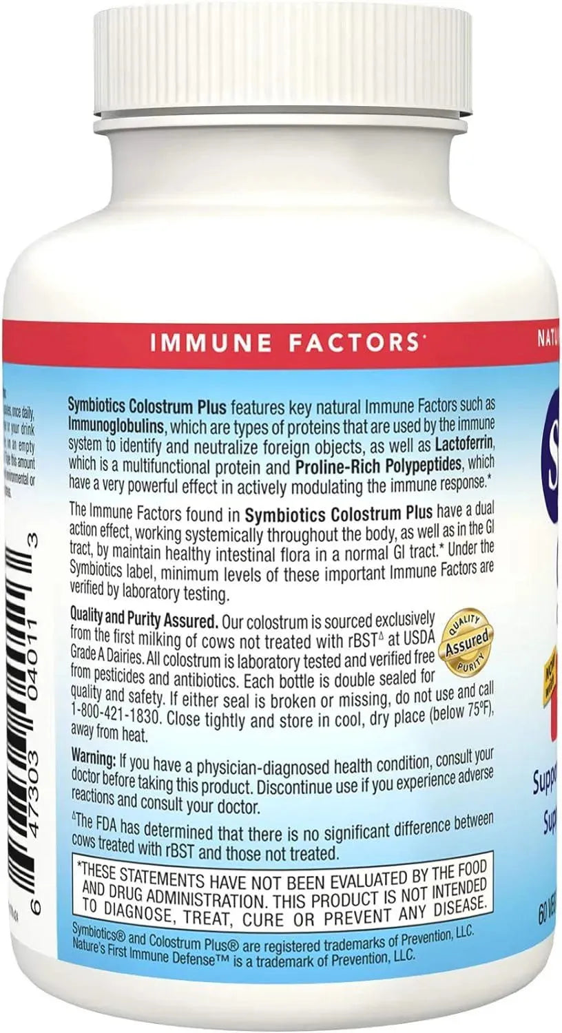 SYMBIOTICS - Symbiotics Colostrum 60 Capsulas - The Red Vitamin MX - Suplementos Alimenticios - {{ shop.shopifyCountryName }}
