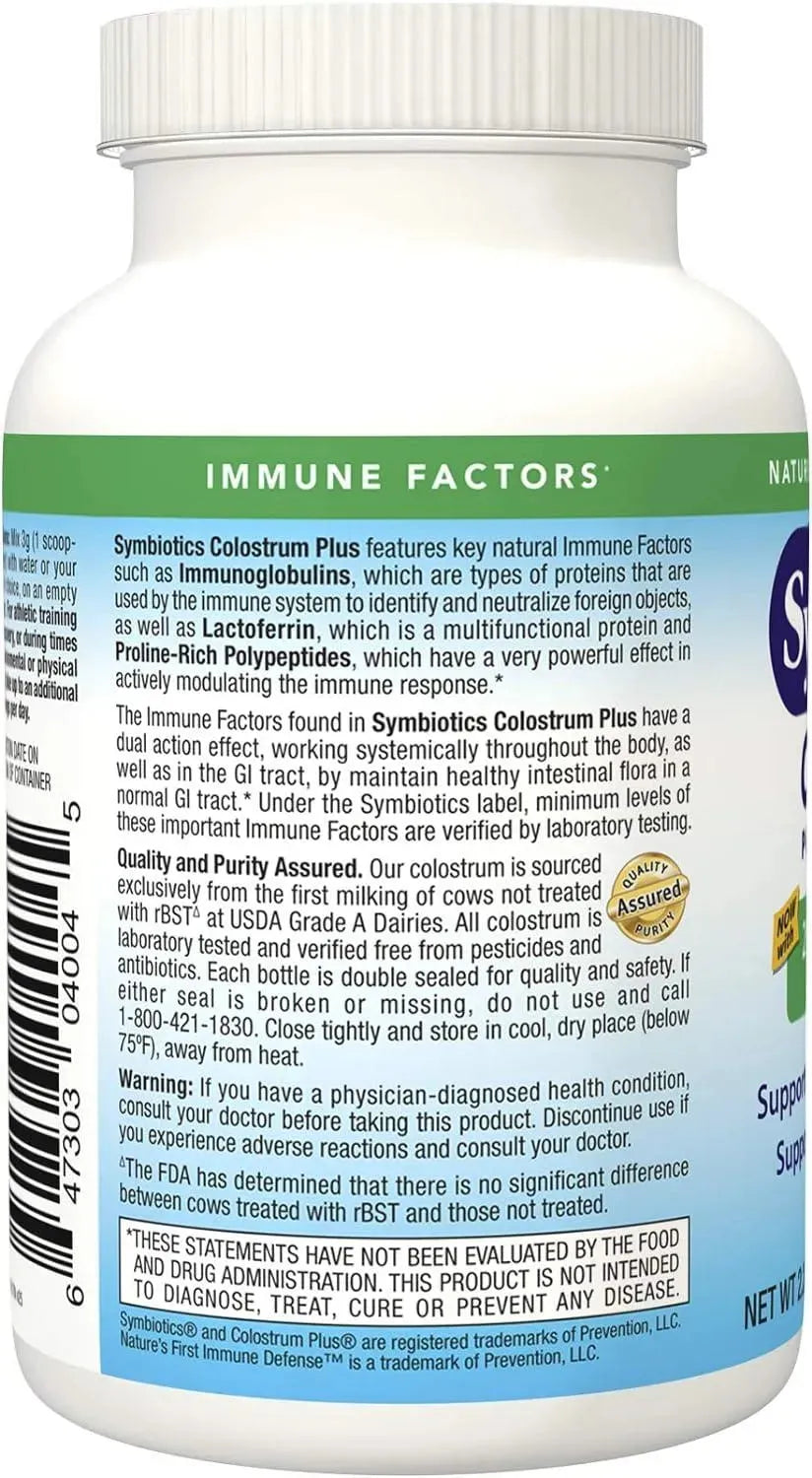 SYMBIOTICS - Symbiotics Colostrum Plus Powder 63.8Gr. - The Red Vitamin MX - Suplementos Alimenticios - {{ shop.shopifyCountryName }}