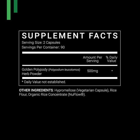 SYMNUTRITION - SYMNUTRITION Polypodium Leucotomos 500Mg. 180 Capsulas - The Red Vitamin MX - Suplementos Alimenticios - {{ shop.shopifyCountryName }}