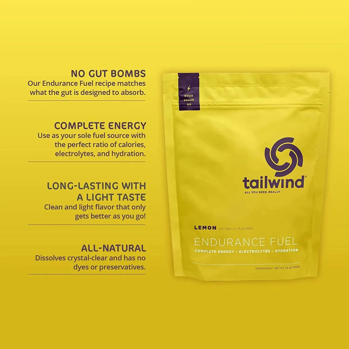 TAILWIND - Tailwind Nutrition Endurance Fuel Lemon Hydration Drink Mix 30 Servicios - The Red Vitamin MX - Suplementos Alimenticios - {{ shop.shopifyCountryName }}