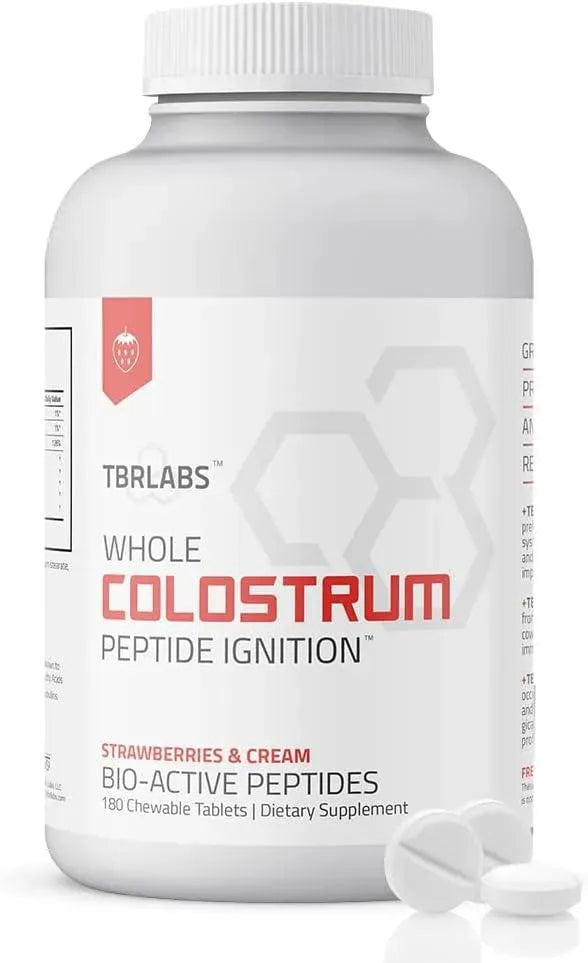 TBR LABS - TBR Labs Bovine Colostrum 90 Tabletas Masticables - The Red Vitamin MX - Suplementos Alimenticios - {{ shop.shopifyCountryName }}