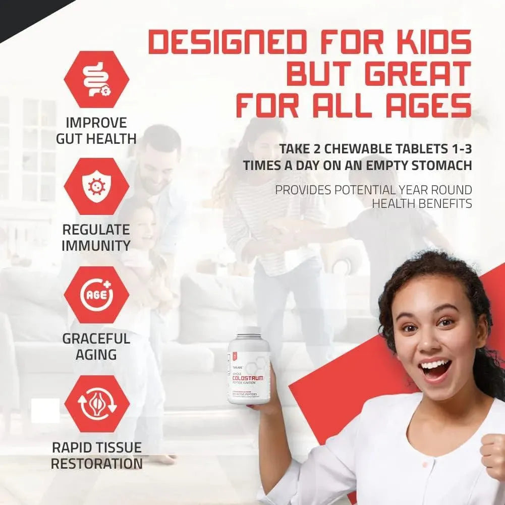 TBR LABS - TBR Labs Bovine Colostrum 90 Tabletas Masticables - The Red Vitamin MX - Suplementos Alimenticios - {{ shop.shopifyCountryName }}