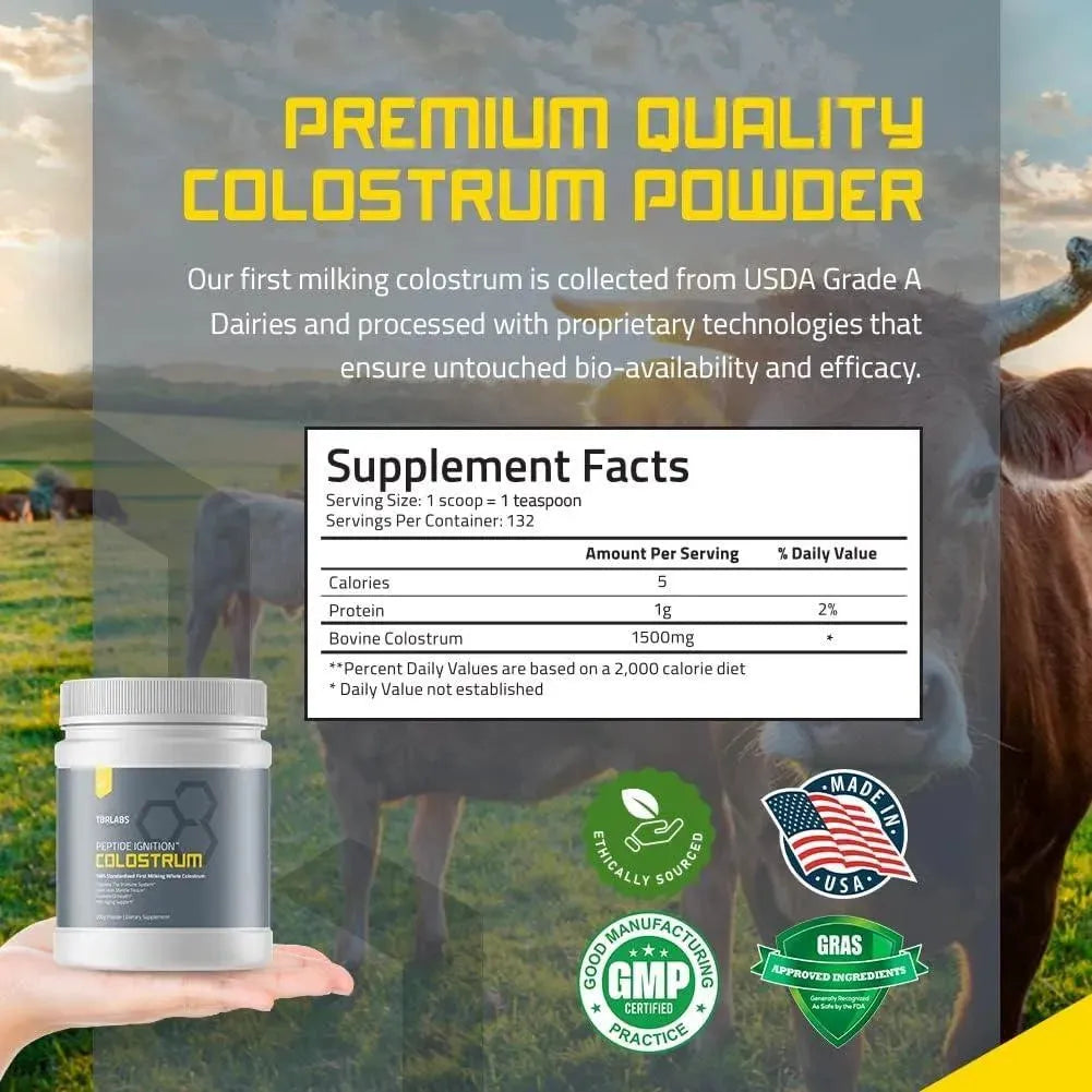 TBR LABS - TBR Labs Bovine Colostrum Powder with Immunoglobulins and Lactoferrin 200Gr. - The Red Vitamin MX - Suplementos Alimenticios - {{ shop.shopifyCountryName }}