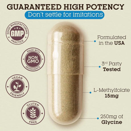 TERAPUTICS - Teraputics L-Methylfolate 15Mg. 120 Capsulas - The Red Vitamin MX - Suplementos Alimenticios - {{ shop.shopifyCountryName }}