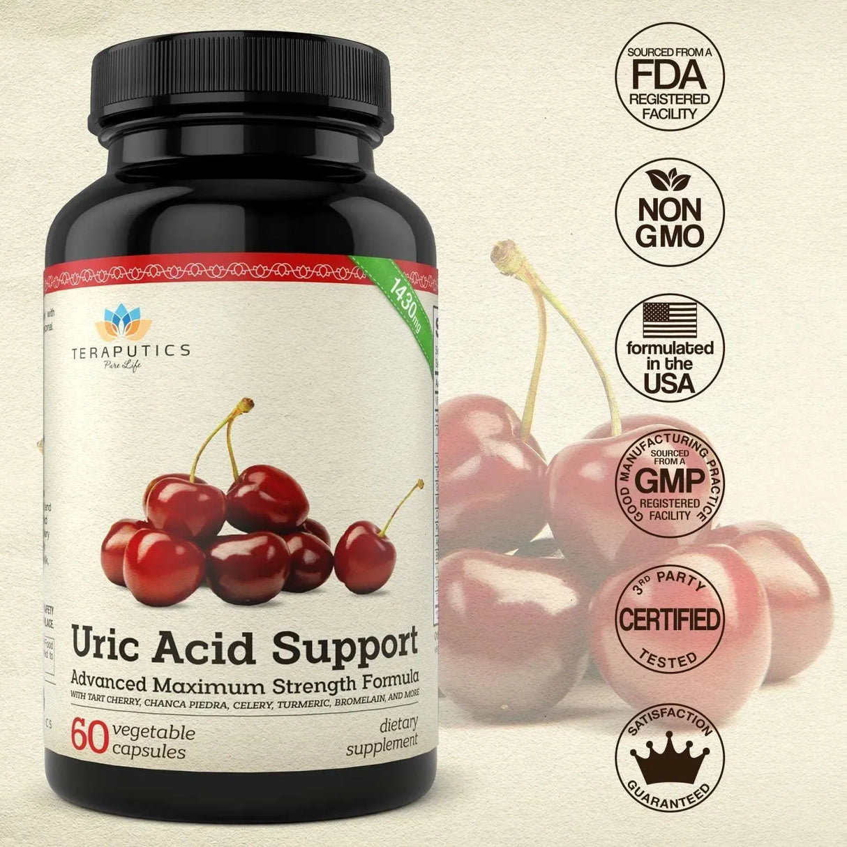 TERAPUTICS - Teraputics Uric Acid Support Formula 60 Capsulas - The Red Vitamin MX - Suplementos Alimenticios - {{ shop.shopifyCountryName }}