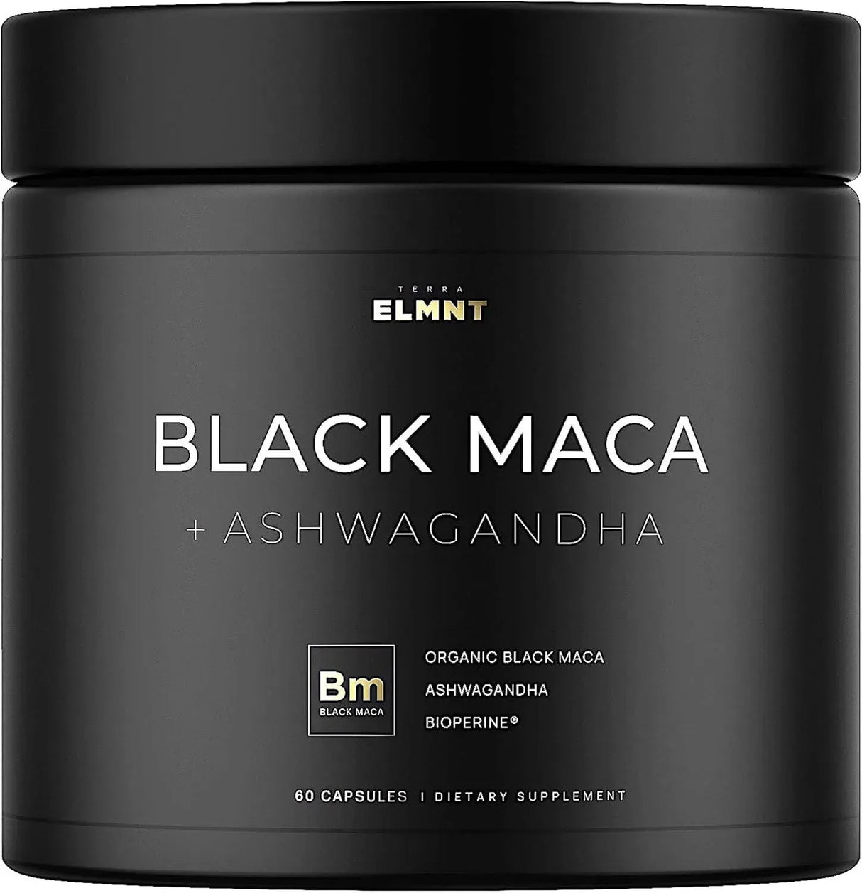 TERRA ELMNT - ELMNT Strength Organic Black Maca Root with Ashwagandha 60 Capsulas - The Red Vitamin MX - Suplementos Alimenticios - {{ shop.shopifyCountryName }}