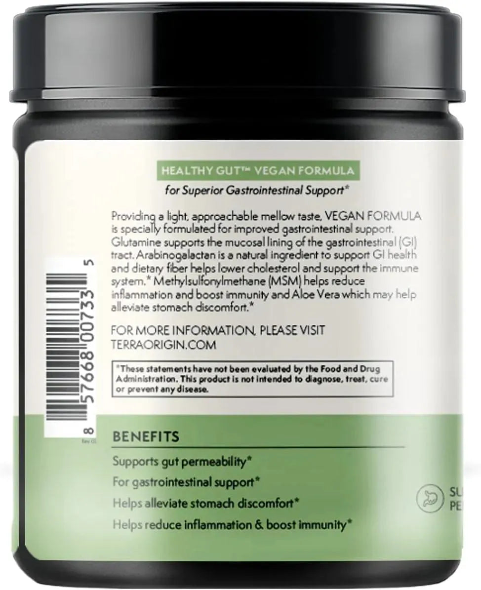 TERRA ORIGIN - TERRA ORIGIN Healthy Gut Vegan Formula 246.6Gr. - The Red Vitamin MX - Suplementos Alimenticios - {{ shop.shopifyCountryName }}