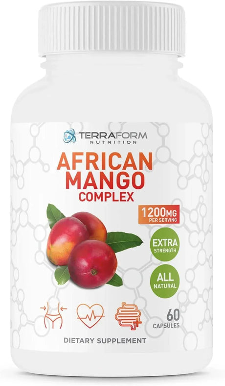 TERRAFORM NUTRITION - TerraForm Nutrition African Mango 1200Mg. 60 Capsulas - The Red Vitamin MX - Suplementos Alimenticios - {{ shop.shopifyCountryName }}