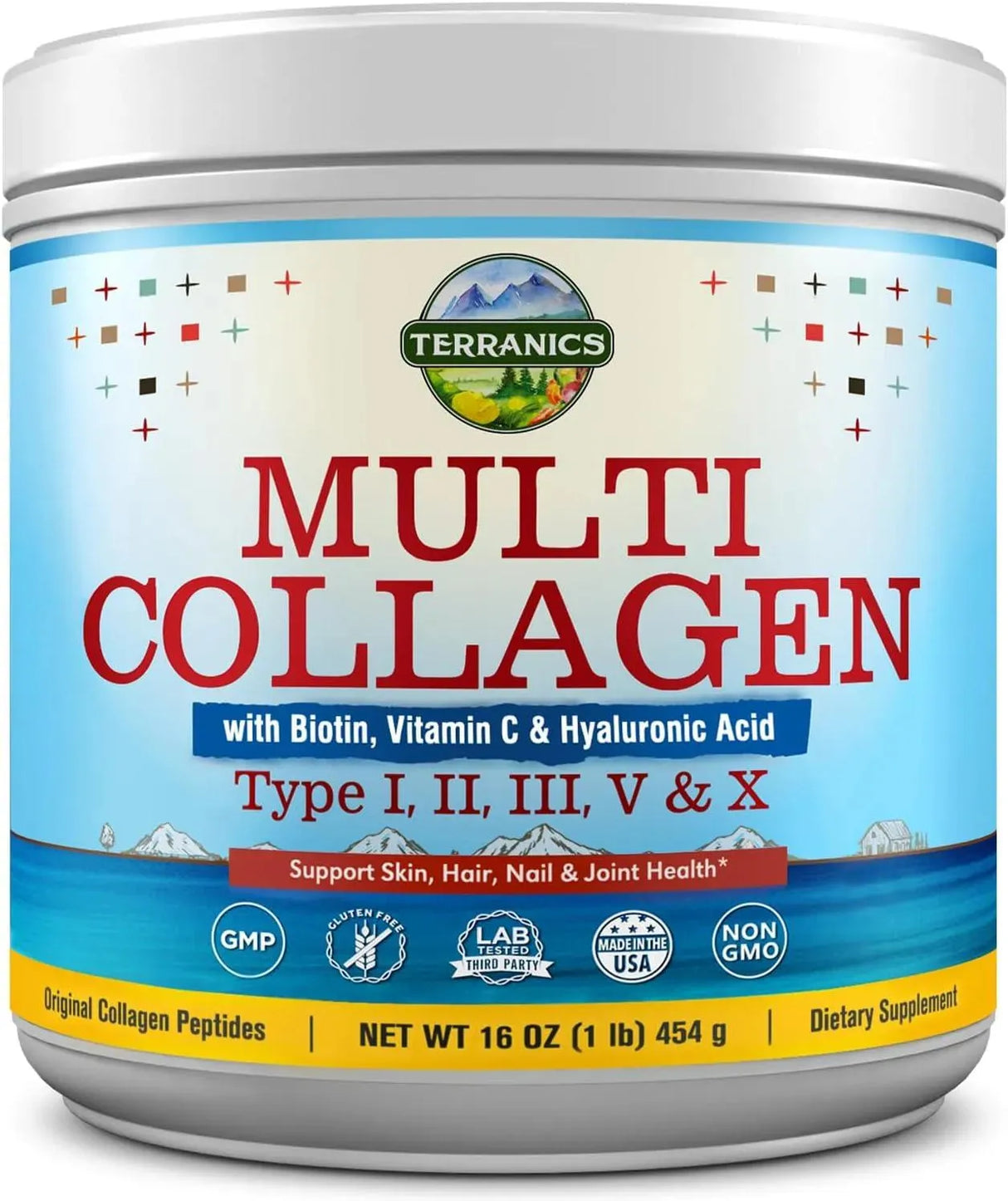 TERRANICS - Terranics Multi Collagen Powder 454Gr. - The Red Vitamin MX - Suplementos Alimenticios - {{ shop.shopifyCountryName }}