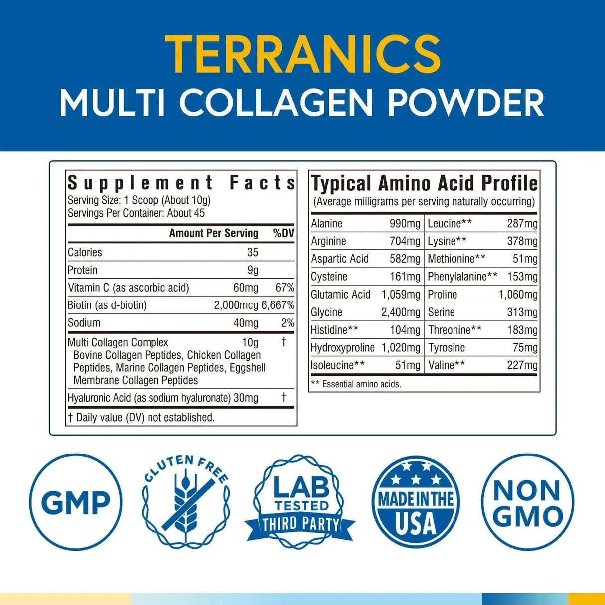 TERRANICS - Terranics Multi Collagen Powder 454Gr. - The Red Vitamin MX - Suplementos Alimenticios - {{ shop.shopifyCountryName }}