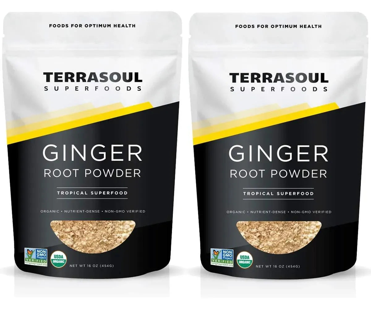 TERRASOUL SUPERFOODS - Terrasoul Superfoods Organic Ginger Powder 454Gr. 2 Pack - The Red Vitamin MX - Suplementos Alimenticios - {{ shop.shopifyCountryName }}