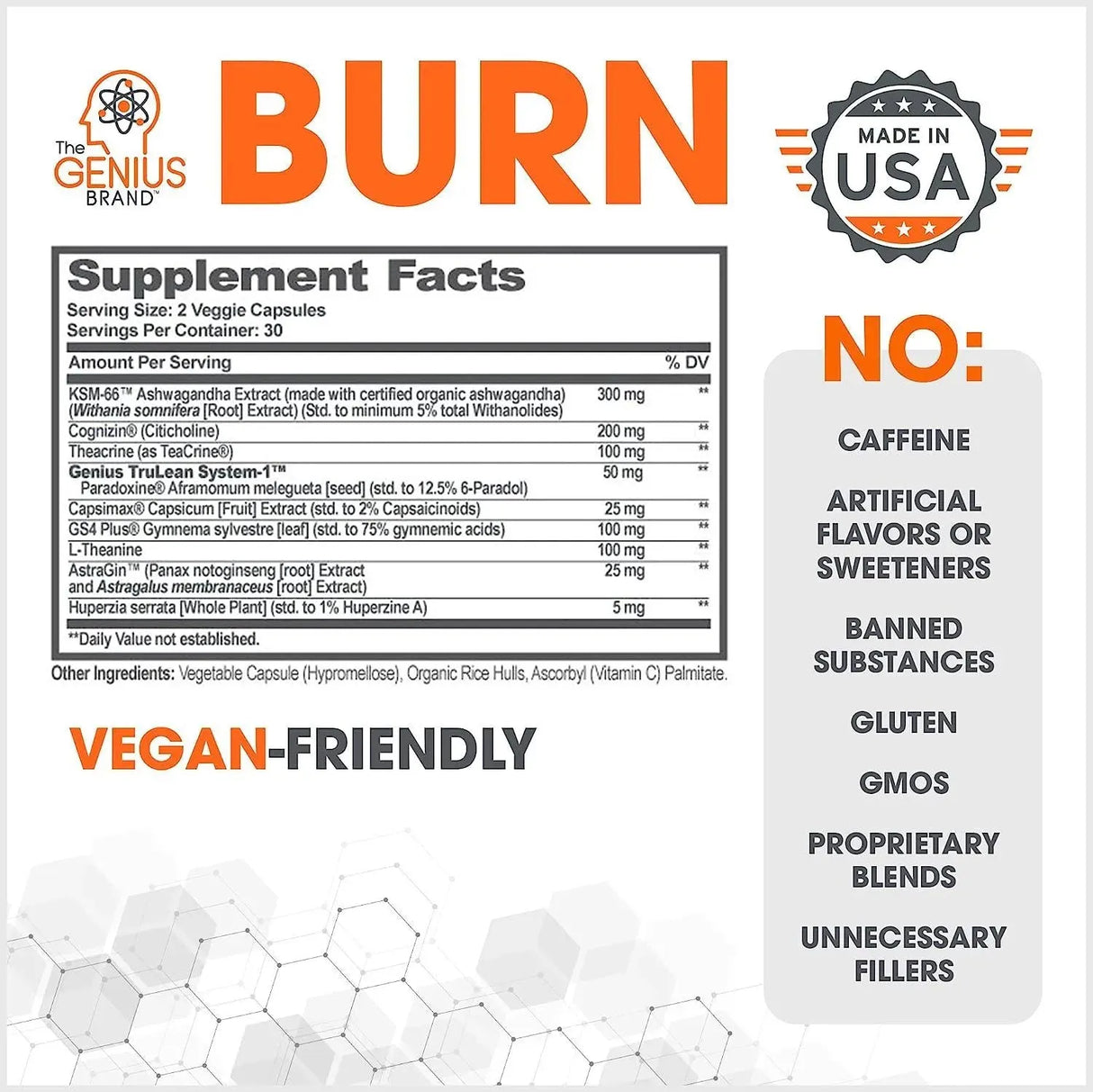 THE GENIUS BRAND - The Genius Brand Genius Thermogenic Fat Burner 60 Capsulas - The Red Vitamin MX - Suplementos Alimenticios - {{ shop.shopifyCountryName }}