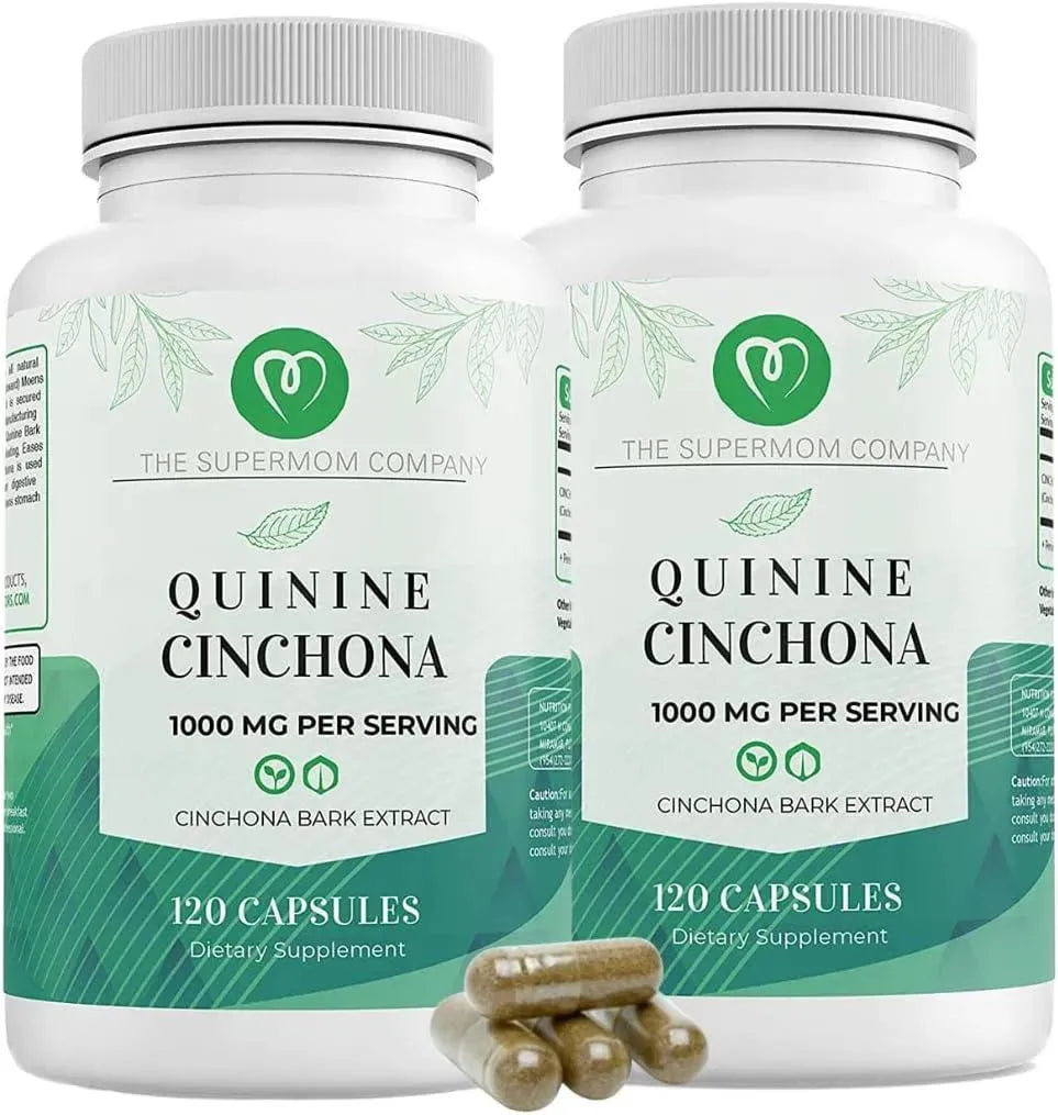 THE SUPERMOM COMPANY - The Supermom Company Quinine Cinchona Bark Extract 1000Mg. 120 Capsulas 2 Pack - The Red Vitamin MX - Suplementos Alimenticios - {{ shop.shopifyCountryName }}