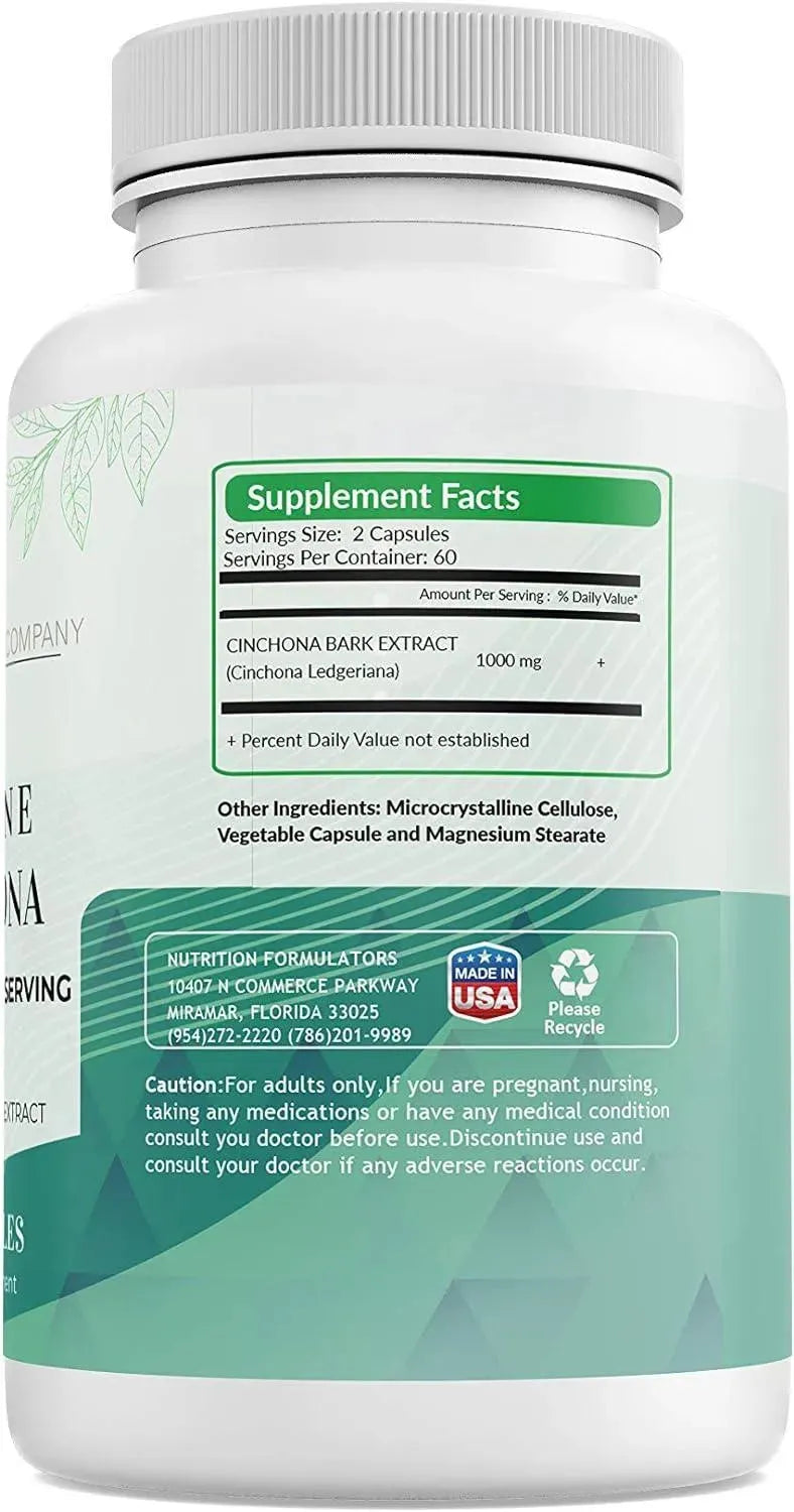 THE SUPERMOM COMPANY - The Supermom Company Quinine Cinchona Bark Extract 1000Mg. 120 Capsulas - The Red Vitamin MX - Suplementos Alimenticios - {{ shop.shopifyCountryName }}