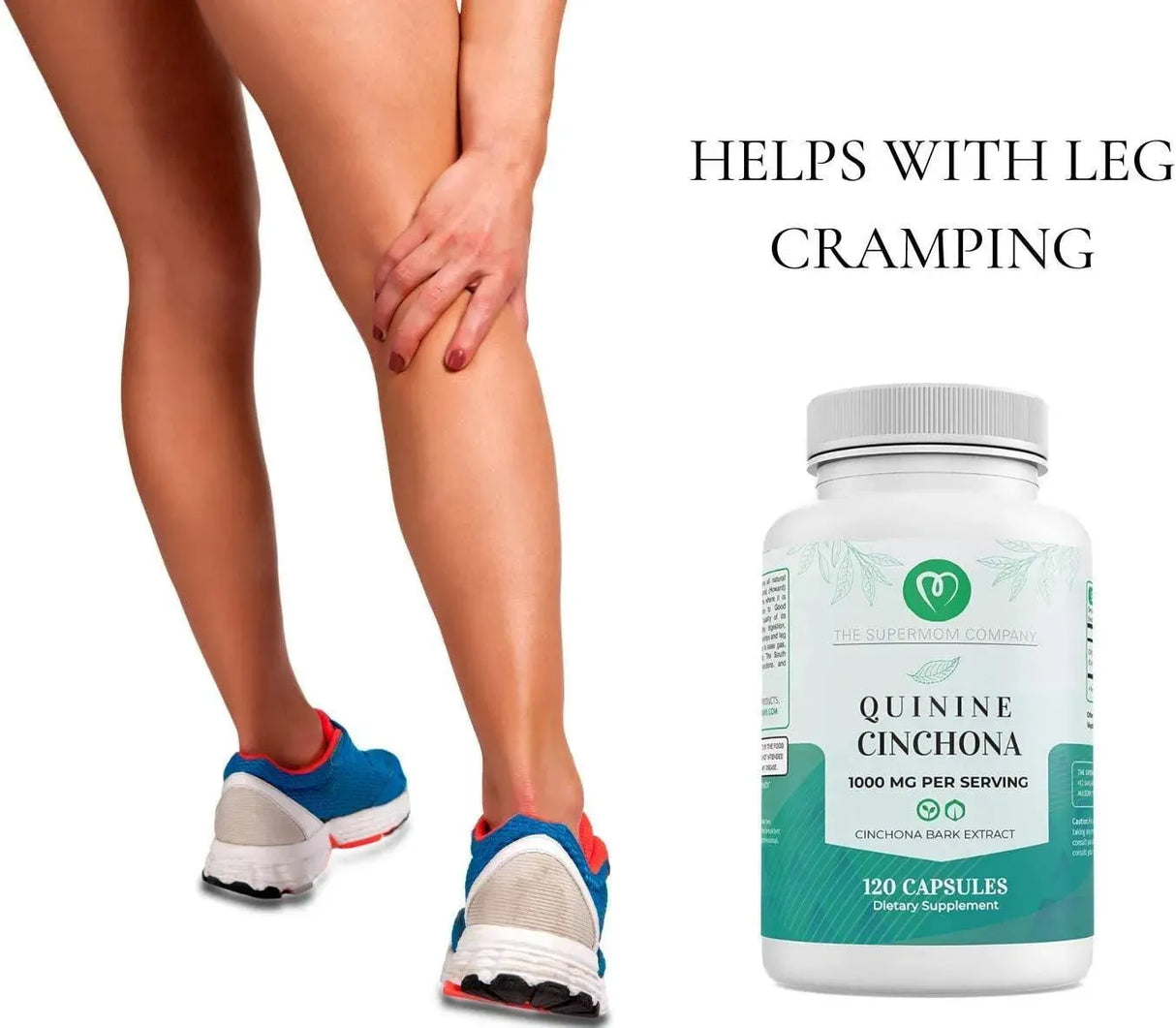 THE SUPERMOM COMPANY - The Supermom Company Quinine Cinchona Bark Extract 1000Mg. 120 Capsulas - The Red Vitamin MX - Suplementos Alimenticios - {{ shop.shopifyCountryName }}