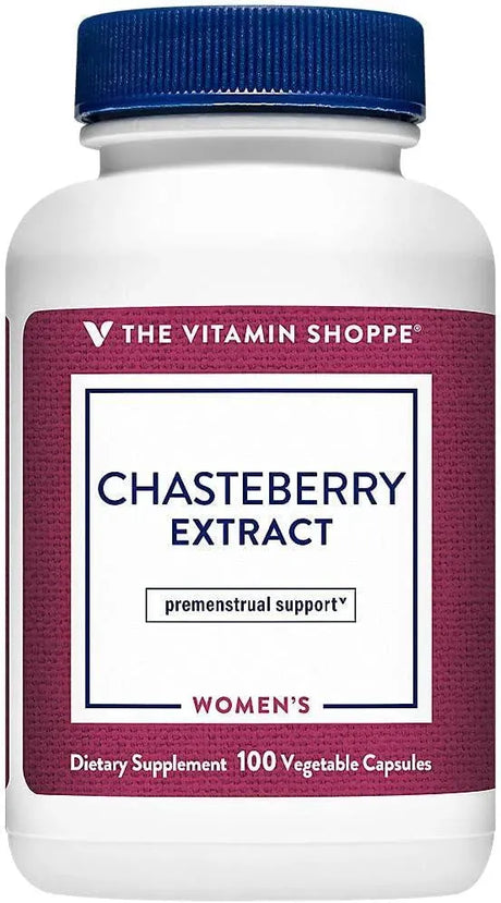 THE VITAMIN SHOPPE - The Vitamin Shoppe Chasteberry Extract 100 Capsulas - The Red Vitamin MX - Suplementos Alimenticios - {{ shop.shopifyCountryName }}