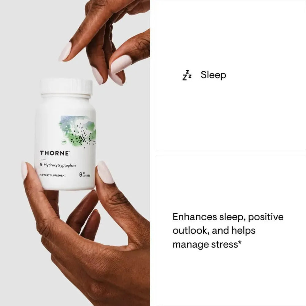 THORNE RESEARCH - Thorne 5-Hydroxytryptophan 5-HTP 90 Capsulas - The Red Vitamin MX - Suplementos Alimenticios - {{ shop.shopifyCountryName }}