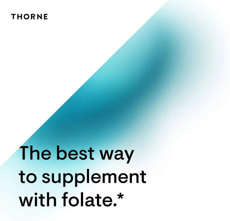 THORNE RESEARCH - THORNE 5-MTHF 1mg Methylfolate (Active B9 Folate) 60 Capsulas - The Red Vitamin MX - Suplementos Alimenticios - {{ shop.shopifyCountryName }}
