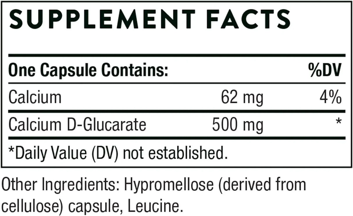 THORNE RESEARCH - Thorne Calcium D-Glucarate 90 Capsulas - The Red Vitamin MX - Suplementos Alimenticios - {{ shop.shopifyCountryName }}