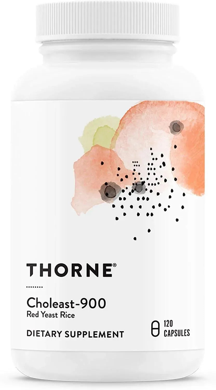 THORNE RESEARCH - Thorne Choleast-900 - 900Mg. Red Yeast Rice Extract 120 Capsulas - The Red Vitamin MX - Suplementos Alimenticios - {{ shop.shopifyCountryName }}