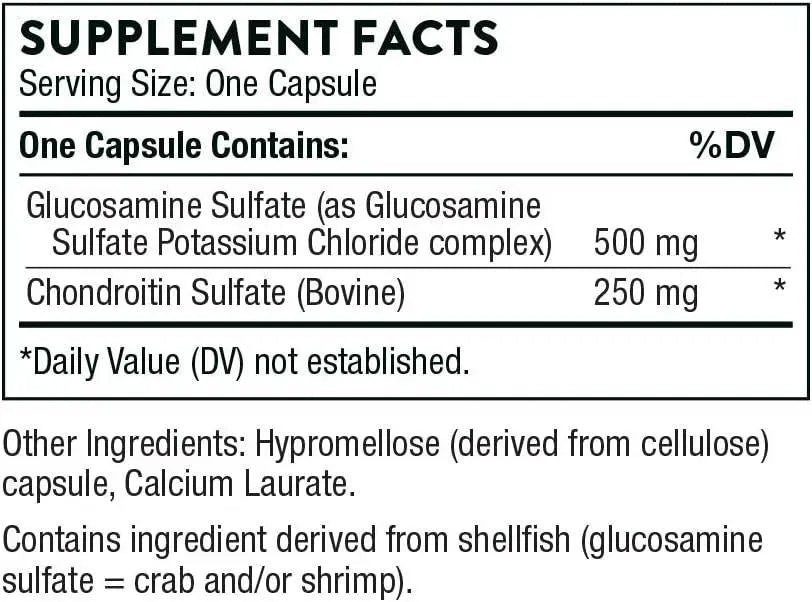 THORNE RESEARCH - Thorne Glucosamine & Chondroitin 90 Capsulas - The Red Vitamin MX - Suplementos Alimenticios - {{ shop.shopifyCountryName }}