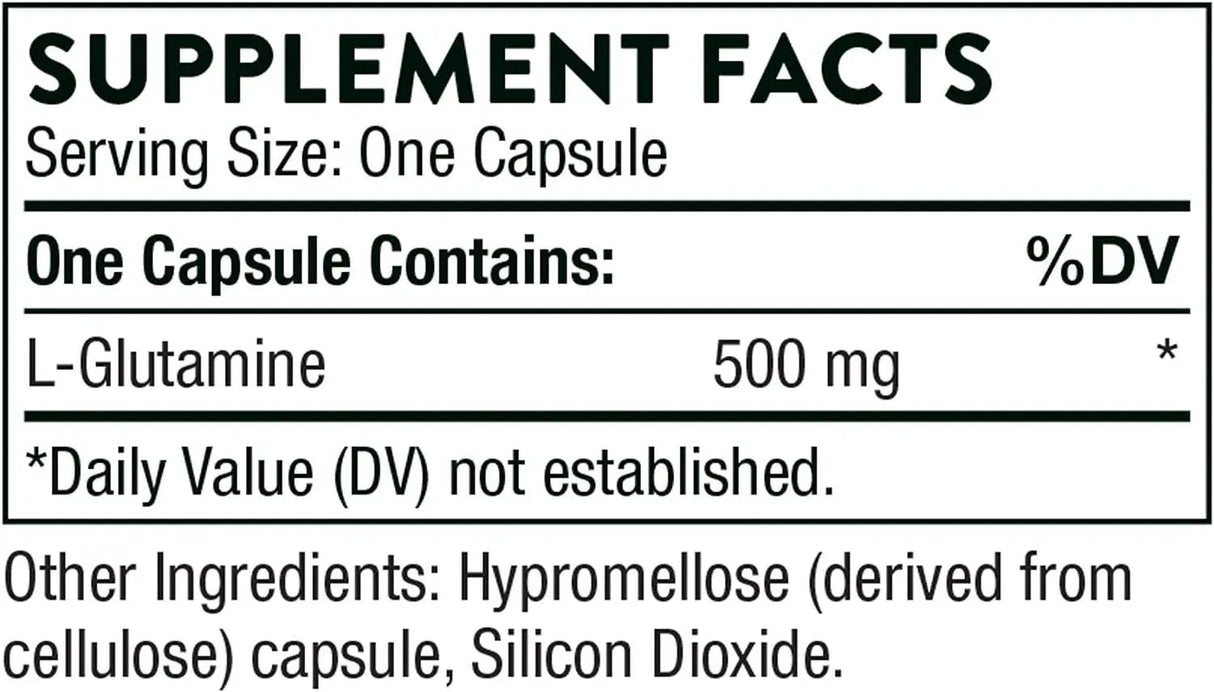 THORNE RESEARCH - Thorne L-Glutamine 90 Capsulas - The Red Vitamin MX - Suplementos Alimenticios - {{ shop.shopifyCountryName }}