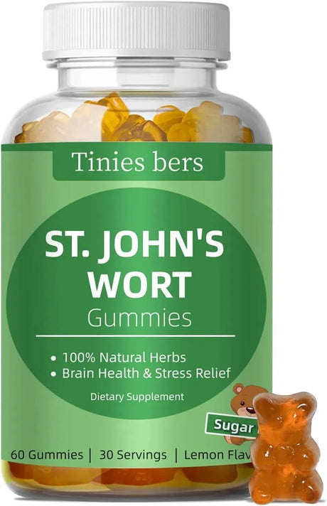 TINIES BERS - Tinies bers St John's Wort Gummies 500Mg. 60 Gomitas - The Red Vitamin MX - Suplementos Alimenticios - {{ shop.shopifyCountryName }}