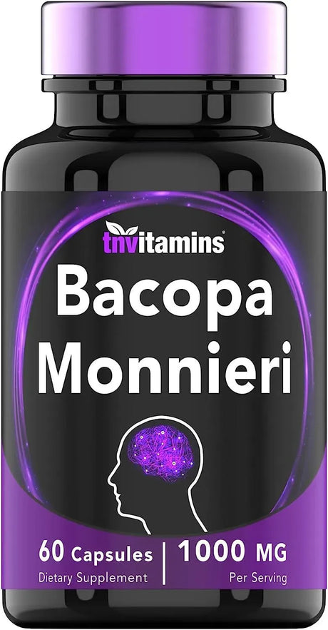 TNTVITAMINS - tnvitamins Bacopa Monnieri Capsules 1000Mg. 60 Capsulas - The Red Vitamin MX - Suplementos Alimenticios - {{ shop.shopifyCountryName }}