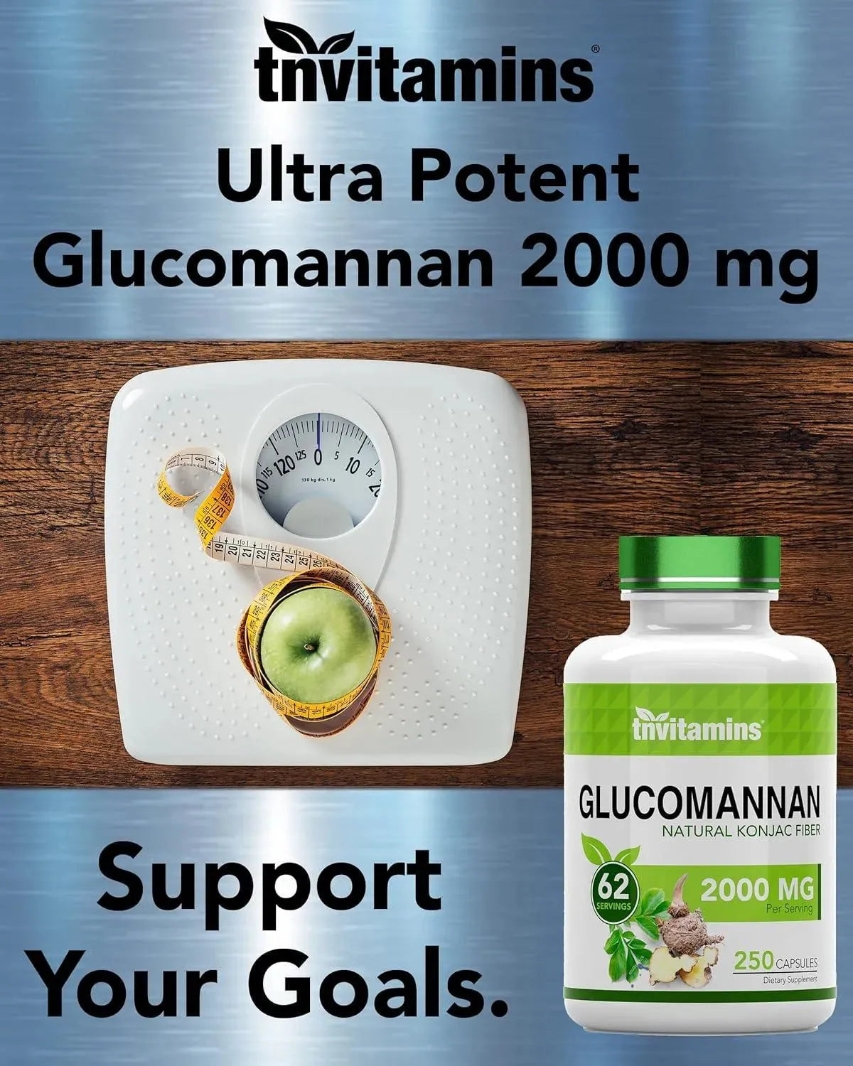 TNTVITAMINS - tnvitamins Glucomannan 2000Mg. 250 Capsulas - The Red Vitamin MX - Suplementos Alimenticios - {{ shop.shopifyCountryName }}