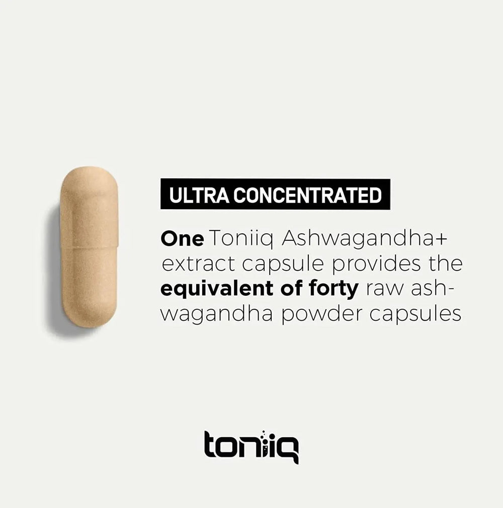 TONIIQ - Toniiq Ashwagandha+ Ultra High Strength 52,000Mg. 40x Concentrated Extract 120 Capsulas - The Red Vitamin MX - Suplementos Alimenticios - {{ shop.shopifyCountryName }}