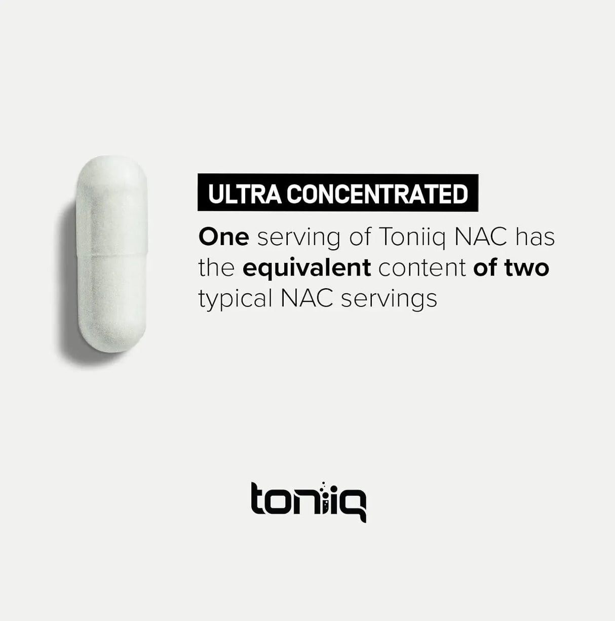 TONIIQ - Toniiq NAC Supplement N-Acetyl Cysteine 1300Mg. 240 Capsulas - The Red Vitamin MX - Suplementos Alimenticios - {{ shop.shopifyCountryName }}