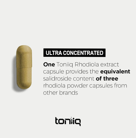 TONIIQ - Toniiq Rhodiola Rosea 600Mg. Triple-Strength 120 Capsulas - The Red Vitamin MX - Suplementos Alimenticios - {{ shop.shopifyCountryName }}