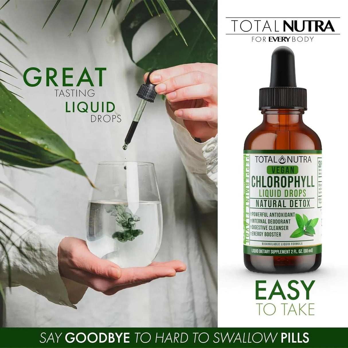 TOTAL NUTRA - Total Nutra Liquid Chlorophyll Drops 50Mg. 60Ml. - The Red Vitamin MX - Suplementos Alimenticios - {{ shop.shopifyCountryName }}