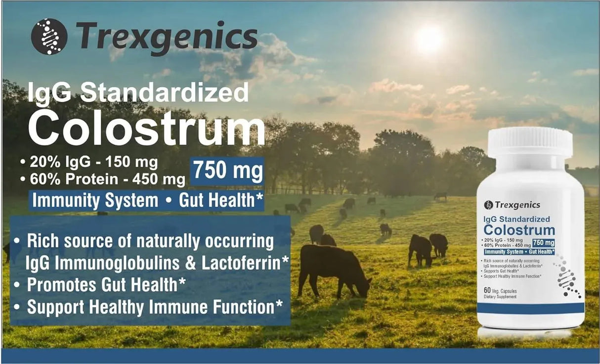 TREXGENICS - Trexgenics Colostrum 750Mg. 60 Capsulas - The Red Vitamin MX - Suplementos Alimenticios - {{ shop.shopifyCountryName }}