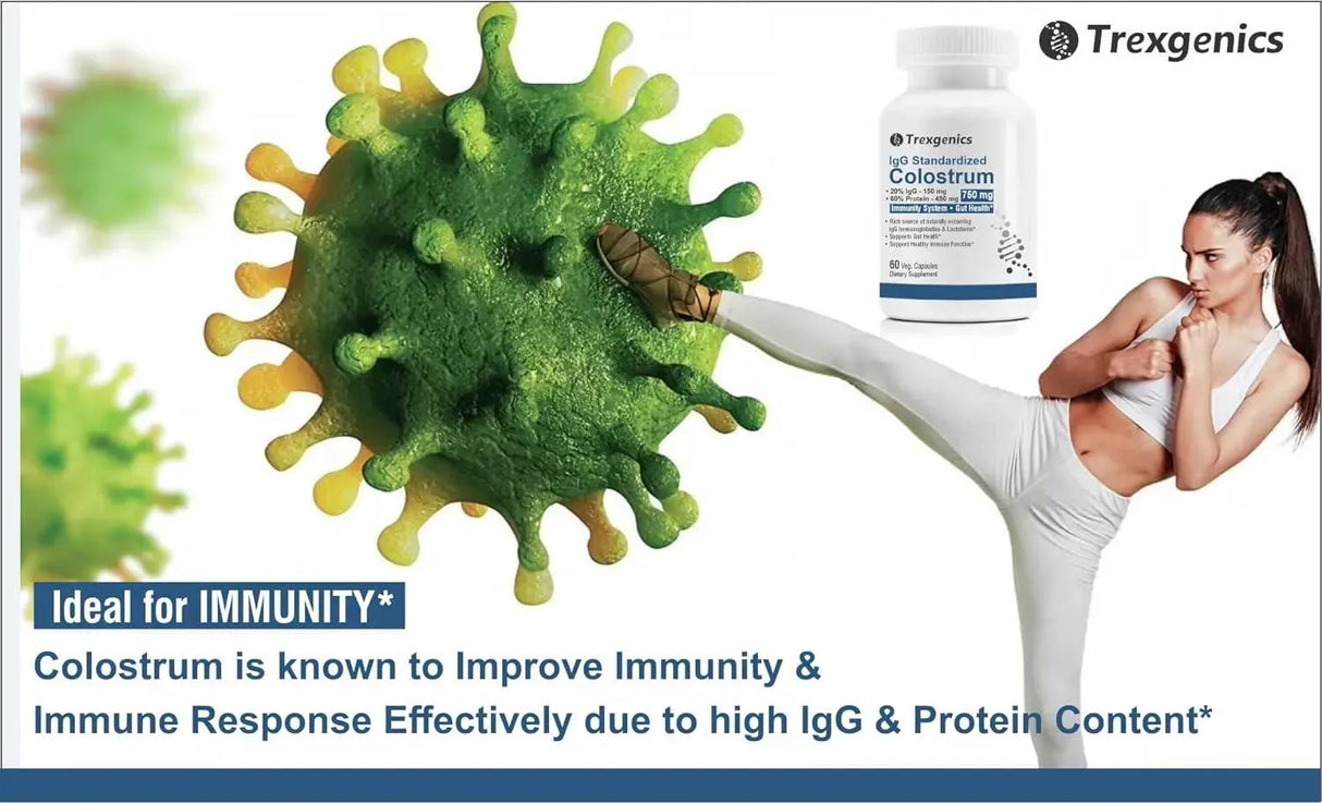 TREXGENICS - Trexgenics Colostrum 750Mg. 60 Capsulas - The Red Vitamin MX - Suplementos Alimenticios - {{ shop.shopifyCountryName }}