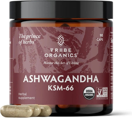 TRIBE ORGANICS - Tribe Organics Ashwagandha KSM 66 Pure Organic Root Powder Extract - The Red Vitamin MX - Suplementos Alimenticios - {{ shop.shopifyCountryName }}