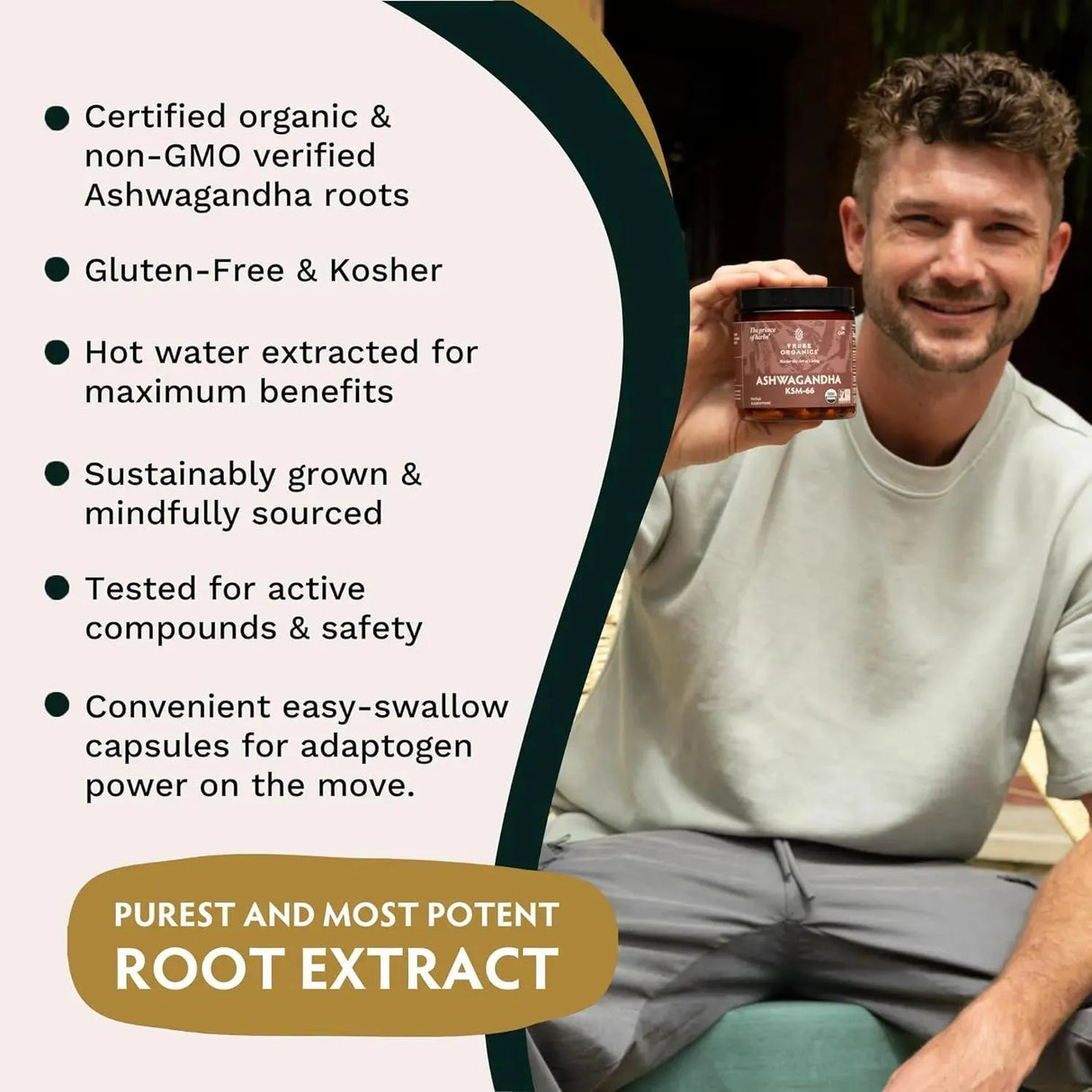 TRIBE ORGANICS - Tribe Organics Ashwagandha KSM 66 Pure Organic Root Powder Extract - The Red Vitamin MX - Suplementos Alimenticios - {{ shop.shopifyCountryName }}