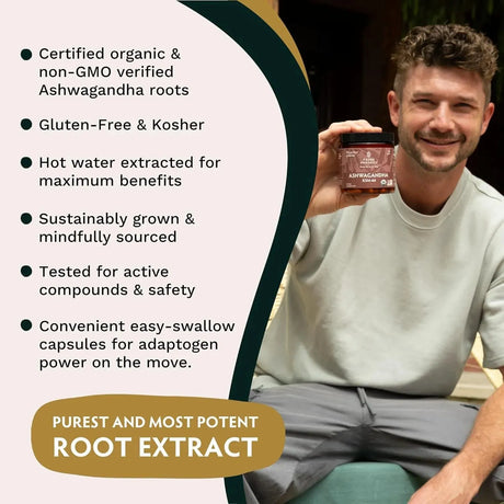 TRIBE ORGANICS - Tribe Organics Ashwagandha KSM 66 Pure Organic Root Powder Extract - The Red Vitamin MX - Suplementos Alimenticios - {{ shop.shopifyCountryName }}